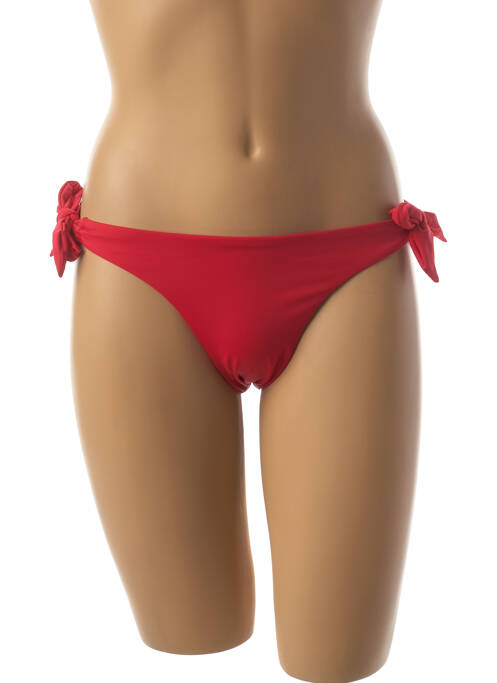 Bas de maillot de bain réversible bikini rouge MON PETIT BIKINI femme