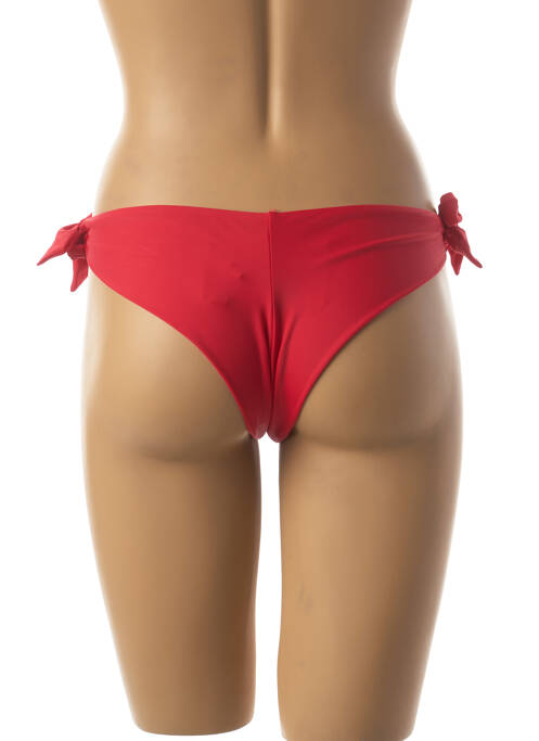 Bas de maillot de bain réversible bikini rouge MON PETIT BIKINI femme