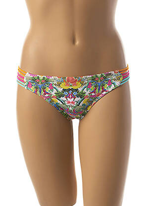 Bas de maillot de bain imprimé tie and dye bikini orange BANANA MOON femme