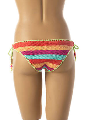 Bas de maillot de bain réversible bikini orange SEAFOLLY femme