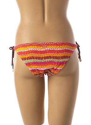 Bas de maillot de bain fermeture liens à nouer bikini orange BANANA MOON femme