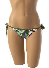 Bas de maillot de bain imprimé tie and dye bikini vert SEAFOLLY femme