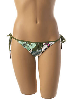 Bas de maillot de bain imprimé tie and dye bikini vert SEAFOLLY femme