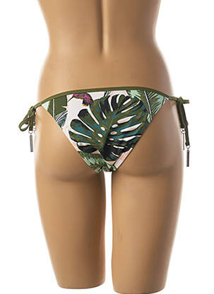 Bas de maillot de bain imprimé tie and dye bikini vert SEAFOLLY femme