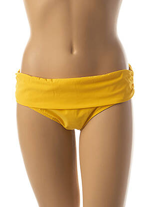 Bas de maillot de bain stretch culotte jaune BANANA MOON femme
