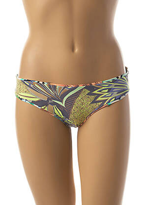 Bas de maillot de bain tissage satiné culotte orange MAAJI femme