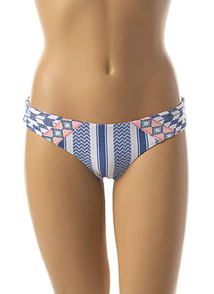 Bas de maillot de bain imprimé fantaisie culotte bleu RIP CURL femme