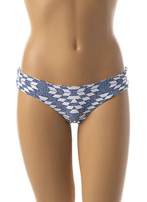 Bas de maillot de bain imprimé fantaisie culotte bleu RIP CURL femme