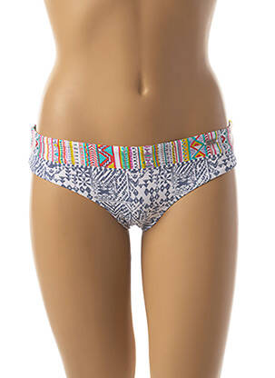 Bas de maillot de bain imprimé fantaisie bikini bleu BANANA MOON femme