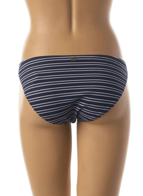 Bas de maillot de bain imprimé rayures culotte bleu RIP CURL femme