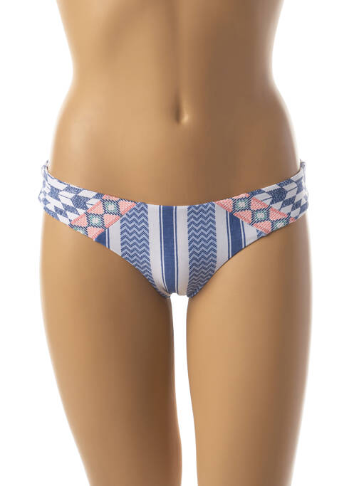Bas de maillot de bain imprimé fantaisie culotte bleu RIP CURL femme