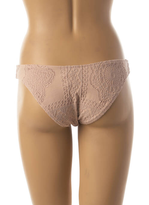 Bas de maillot de bain beige SEAFOLLY femme