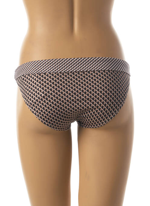 Bas de maillot de bain marron MORGAN pour femme