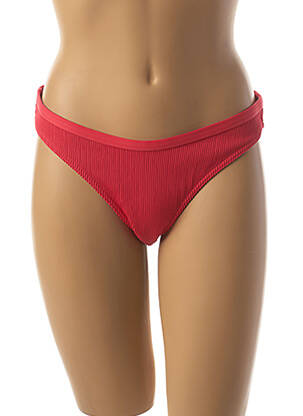 Bas de maillot de bain stretch bikini rouge FREYA femme