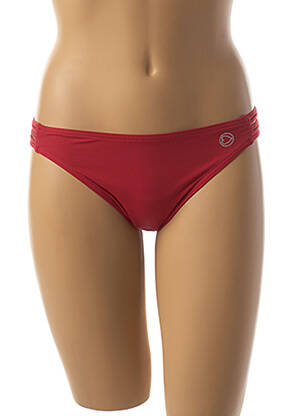 Bas de maillot de bain stretch bikini rouge MORGAN femme