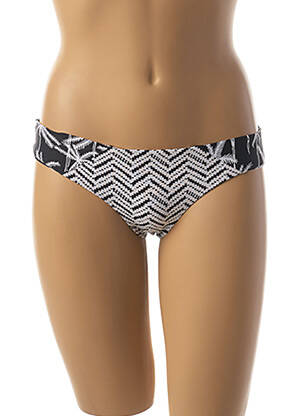 Bas de maillot de bain tissage satiné culotte noir RIP CURL femme