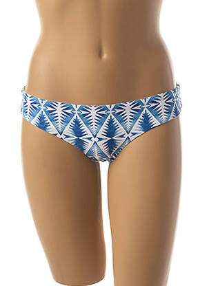 Bas de maillot de bain tissage satiné culotte bleu RIP CURL femme