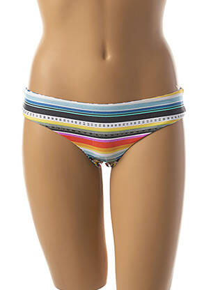 Bas de maillot de bain tissage satiné culotte bleu RIP CURL femme