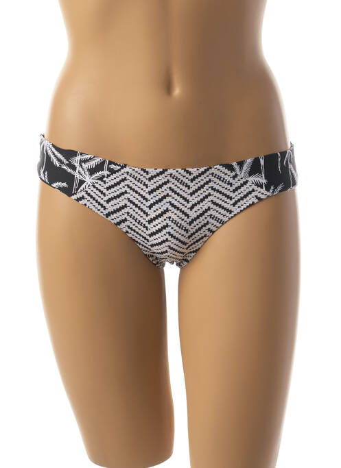 Bas de maillot de bain tissage satiné culotte noir RIP CURL femme
