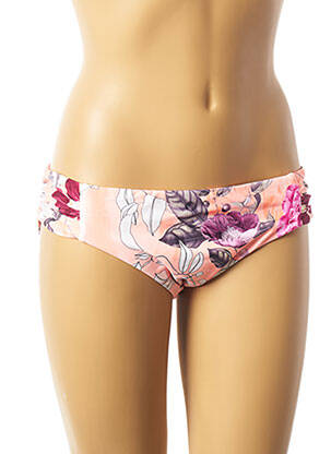 Bas de maillot de bain imprimé fleurs culotte orange SEAFOLLY femme