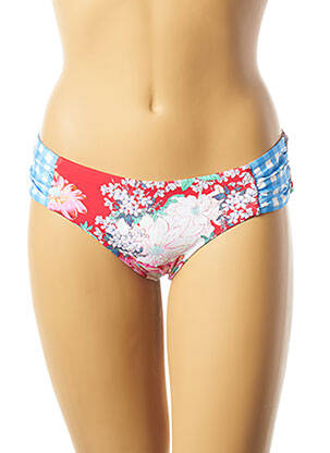 Bas de maillot de bain imprimé fleurs culotte rouge PHAX femme