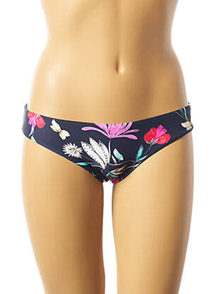 Bas de maillot de bain imprimé fleurs culotte bleu SEAFOLLY femme