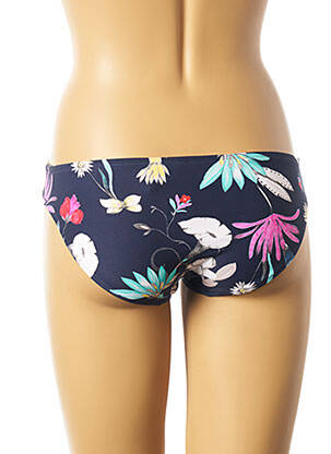 Bas de maillot de bain imprimé fleurs culotte bleu SEAFOLLY femme