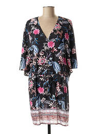 Robe courte manches courtes manches courtes noir SEAFOLLY femme