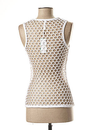 Top coupe cintrée sans manche blanc SEAFOLLY femme