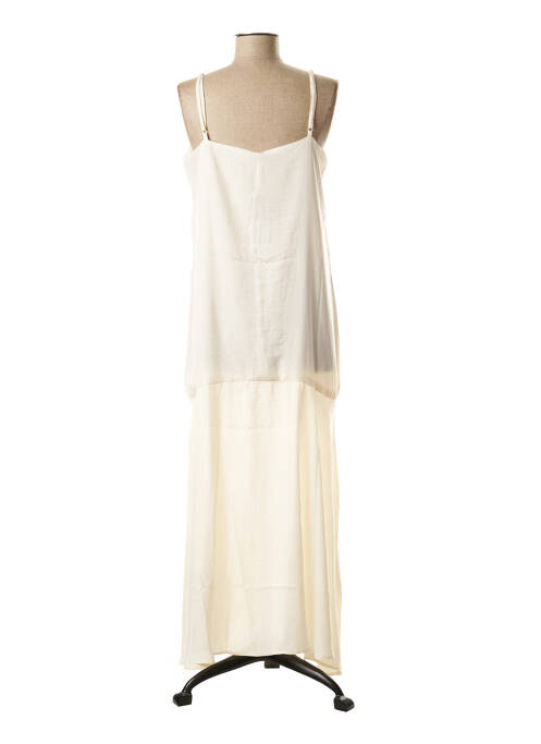 Robe longue beige ELLI WHITE pour femme