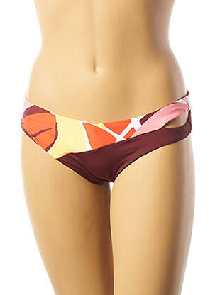 Bas de maillot de bain imprimé fantaisie culotte marron SEAFOLLY femme