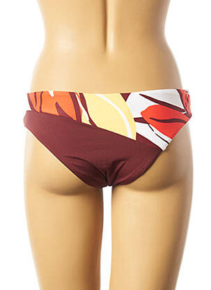Bas de maillot de bain imprimé fantaisie culotte marron SEAFOLLY femme