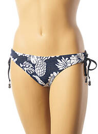 Bas de maillot de bain imprimé tie and dye bikini bleu SEAFOLLY femme