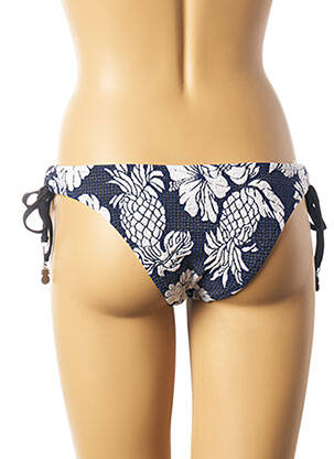 Bas de maillot de bain imprimé tie and dye bikini bleu SEAFOLLY femme