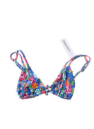 Haut de maillot de bain stretch bleu BANANA MOON femme