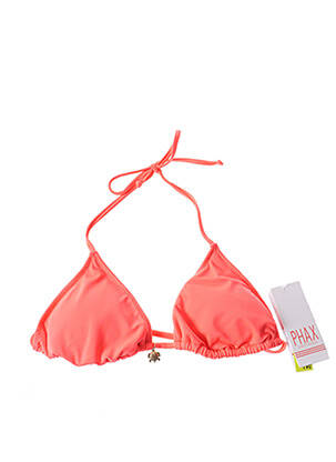 Haut de maillot de bain stretch haut soutien-gorge avec mousse de rembourrage amovible rose PHAX femme