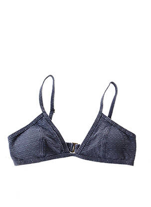 Haut de maillot de bain stretch haut soutien-gorge avec mousse de rembourrage amovible bleu RIP CURL femme