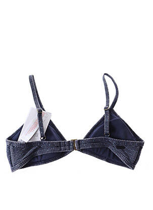 Haut de maillot de bain stretch haut soutien-gorge avec mousse de rembourrage amovible bleu RIP CURL femme