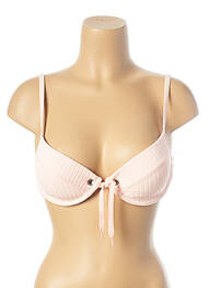 Haut de maillot de bain stretch haut soutien-gorge push-up rose SEAFOLLY femme