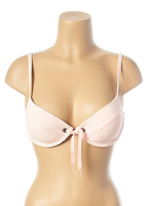 Haut de maillot de bain stretch haut soutien-gorge push-up rose SEAFOLLY femme