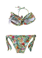 Maillot de bain 2 pièces vert MON PETIT BIKINI pour fille seconde vue