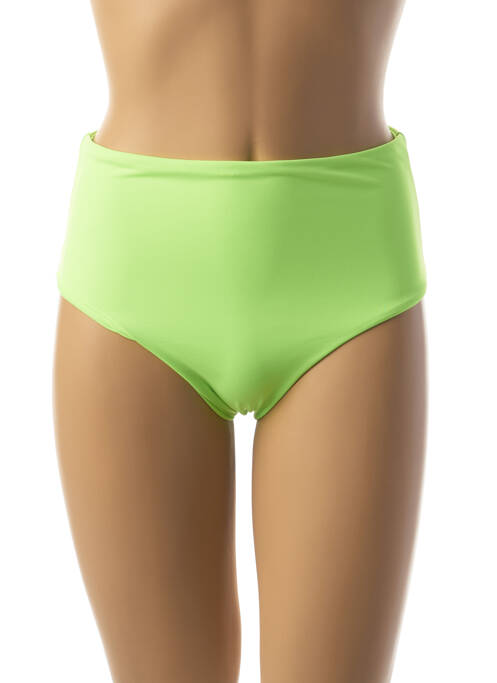 Bas de maillot de bain tissage satiné culotte vert NOHOLITA MON PETIT BIKINI femme
