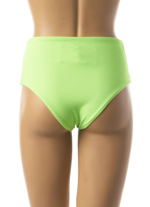 Bas de maillot de bain tissage satiné culotte vert NOHOLITA MON PETIT BIKINI femme