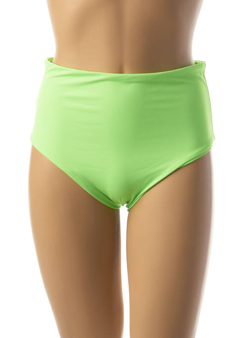 Bas de maillot de bain tissage satiné culotte vert NOHOLITA MON PETIT BIKINI femme