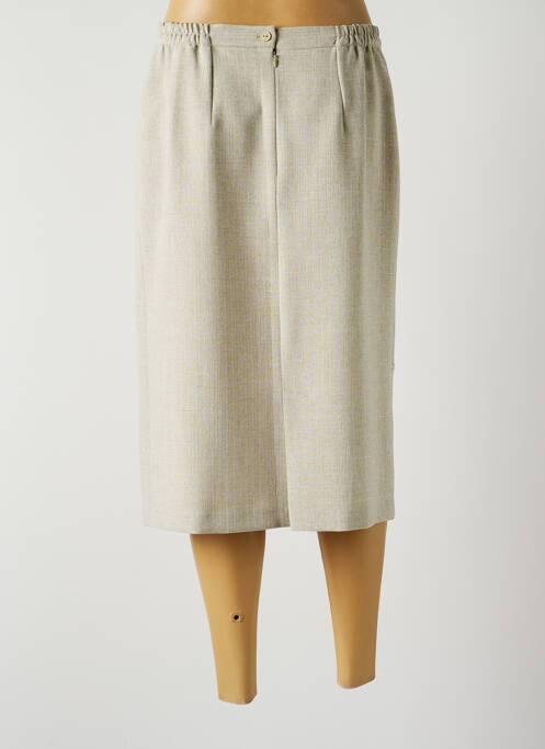 Jupe mi-longue vert GEVANA pour femme