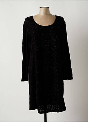Robe mi-longue noir OLIVER JUNG pour femme