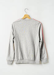 Sweat-shirt gris ADIDAS pour enfant seconde vue