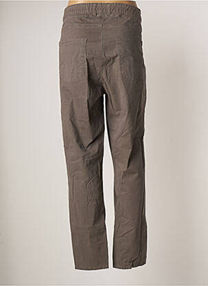 Pantalon droit stretch taille normale gris OLIVER JUNG femme