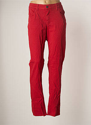 Pantalon droit rouge OLIVER JUNG pour femme