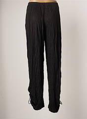 Pantalon large noir BE THE QUEEN pour femme seconde vue